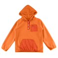 thumbnail image 3 of Bnwani Hoodies for Big Girls Long Sleeve Pockets Short Fall Sweatshirt Color Block Graphic Pullover, 3 of 3