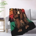thumbnail image 2 of XMXT Flannel Warm Throw Blanket, Orangutan Drinking Coffee Bedroom Decor Blankets for Bed Couch Living Room, 50 x 70 inches, 2 of 9