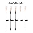 thumbnail image 3 of Bewildely 5 piezas de luz de jardín con energía Solar de acero inoxidable Control remoto IP65 impermeable DIY lámpara decorativa de flores con Jardín y Patio Blanco Bewildely HA066795-02, 3 of 6
