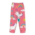 thumbnail image 5 of Xecao Yoga Unicorn Women's Straight Lounge Pajama Pants: The Epitome of Relaxed Sleepwear, 5 of 9