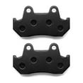 thumbnail image 2 of KMG Rear Brake Pads Compatible with 1984 Honda VF 1000 F 1000F Interceptor - Non-Metallic Organic NAO Brake Pads Set, 2 of 4