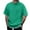 Green, variant on Men's Knit Layered T-Shirt Summer Casual Crew Neck Short Sleeve Tee with Stretch Fabric for Daily Wear Men's Loose Fit Shirt Summer Oversized Button Tee