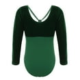 thumbnail image 4 of DPOIS Kids Girls One Piece Long Sleeve Leotard Ballet Latin Dance Jumpsuit Bodysuit, 4 of 4