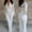 White, variant on Pxiakgy Deep Stitching Fashion Women's Trousers Jumpsuit Neck V Lace Jumpsuit Women's Jumpsuit White M