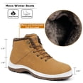 thumbnail image 2 of Botas de nieve CARENURSE resistentes al agua para hombre con forro de piel para invierno, 2 of 6