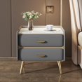thumbnail image 2 of Mesita de noche de almacenamiento oculta, mesita de noche única nórdica estética elegante, Muebles modernos de lujo para Hogar, Muebles que ahorran espacio, 2 of 4