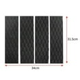 thumbnail image 3 of Tapis de Traction Antidérapant pour Planche de Surf, Tapis de Pont, Tapis de Traction, Tapis de Planche de Surf, Planche à Neige, Mousse EVA de Traction pour Planche à Roulettes, Noir, 3 of 9