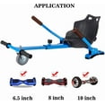 thumbnail image 6 of Hoverboard Seat Attachment for Kids & Adults, Hoverboard Go Kart Attachments Fits Self Balancing Scooter, Hoverboard Accessories with Adjustable Frame, Transforming into Go Kart, 6 of 15