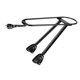 thumbnail image 4 of Portabicicletas trasero estable para bicicleta, portaequipajes trasero negro, accesorio resistente, capacidad de carga de 30 kg, práctico para viajes., 4 of 8