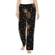 thumbnail image 1 of Fotbe Gold Glitter Pineapples Pantalones de Pijama para Mujer, Pantalones de Dormir, Pantalones Pj con Cordón y Bolsillos-3X-Large, 1 of 6