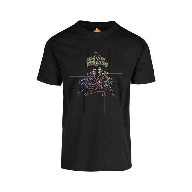 Playera Power Rangers Mighty Morphin Caballero Personajes Hasbro