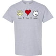 thumbnail image 3 of Inktastic Peace Love Westies T-Shirt, 3 of 5