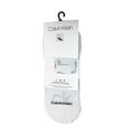 thumbnail image 4 of CALVIN KLEIN® Men's 4-Pk Logo Soft Breathable Liner Socks White/Black/Gray, 4 of 5