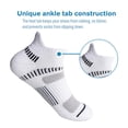thumbnail image 7 of G&Y Women's Athletic Ankle Socks (10 Pairs), White, L-XL, 7 of 7