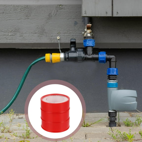 KONTONTY 10 Pcs Pipe Sealant Tape with PTFE for Water Leakage Seal White