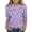 #A01-Purple Pink, variant on Abcomgle Girls Summer Tshirts 4-16 Summer 3/4 Sleeve Toddler T-Shirt Butterfly Graphic Girls Shirts Cute Crewneck Cotton Tops