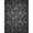 Black, Pattern 3, variant on ODIKA 4'x6' Machine Washable Non-Slip Area Rug, Oriental Black High Traffic Rug, Black, 1271714