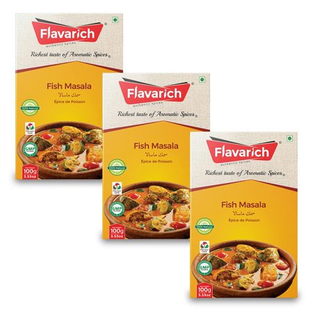 Flavarich Fish Masala  Pack Of 3  100 Grams Each