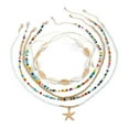 thumbnail image 1 of Collar gargantilla bohemio EZLIFE cuentas de arroz de concha multicapa, 1 of 1