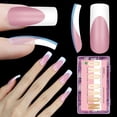 thumbnail image 1 of Nail Tips NOVO OVO BERRY PINK, tapa completa, punta francesa x240, 1 of 7