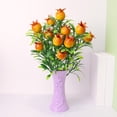 thumbnail image 4 of Bonsái artificial simulado en maceta, decoración para sala de estar, mesa de comedor, decoración en maceta para el hogar, simulación de plástico, plantas de frutas y verduras en macetas., 4 of 6