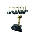 thumbnail image 1 of Clips para Cable Perfect Vision Flex Negros RG6 con Tornillo 100 unidades, 1 of 7