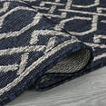 thumbnail image 5 of Yesfashion Carpets Area Rugs Washable 100% Polypropylene Turkish Outdoor Flat Weave Rug Terrace-Geometric-Gray TRC3207 Blue 4*5'3", 5 of 7