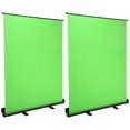 thumbnail image 1 of Yescom 2 Pack 62x81 Pouces Photo de Sol Pliable Écran Vert Fond Non Tissé, 1 of 8