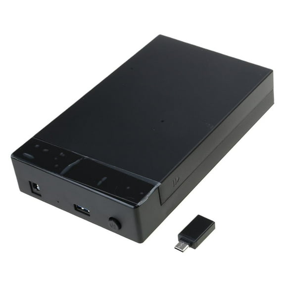 WE-POLUJ USB 3.0 2.0 to SATA3.0 Externals Hard Drive Enclosure for 2.5/3.5inch Drive, Up to 5Gbps