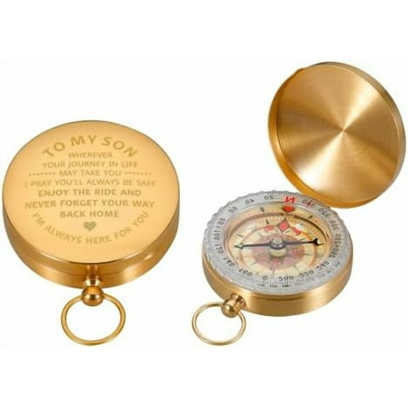 Stocking Stuffers for Teen Boys 5th 6th 8th Grade School Supplies White Elephant Gifts Mother to Son Father to Son Birthday Gifts for Stepson Camping Survival Compass Hiking Christmas