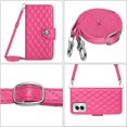 thumbnail image 6 of for Motorola Moto G Power 5G 2024 Wallet Case, Elegant Card Holder Cash Slot PU Leather Kickstand Shoulder Strap Shockproof Protective Flip Women Girls Case Cover for Moto G Power 5G 2024, Rose, 6 of 6