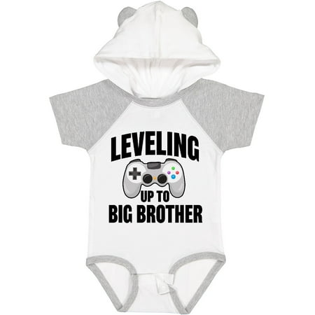 

Inktastic Leveling Up to Big Brother Gift Baby Boy Bodysuit