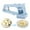 Blue, variant on Clearance Vegetable Cutter under $6 Thin Garlic Slicer Handheld Manual Garlic Slicer Light Food Slicer Anti Kitchen Garlic Slicer Food Grade Garlic Grinder Suitable For Fruits Vegetables Cooking