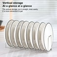 thumbnail image 4 of Skymirror Multifunctional Kitchen Dish Rack Stainless Steel Pot Lid Plate Bowl Draining Holder Dinner Pans Cutting Board Bakeware Storage Shelf Kitchenware Organizer, 4 of 8