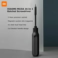 thumbnail image 2 of Mijia Screwdriver 16 in 1 Ratchet Screwdriver Kit with 8 Dual-head Steel Bits DIY Screw Driver Set Tools For Smart Home Daily Use, 2 of 7