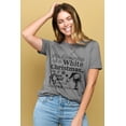 thumbnail image 2 of I'm Dreaming Of A White Christmas, But If I Run Out I'll Drink The Red One Women's Fashion Relaxed T-Shirt Tee Heather Gray 2X-Large, 2 of 3