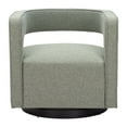 thumbnail image 3 of Turku Swivel Chair Sage Green, 3 of 5