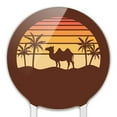thumbnail image 3 of Acrylic Camel In the Desert Sunset With Palm Trees Cake Topper Party Decoration for Wedding Anniversary Birthday Graduation, 3 of 6