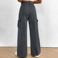 Tdoqot Womens Cargo Sweatpants with Pockets Baggy Drawstring High