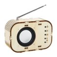 thumbnail image 1 of HILABEE Modèle Radio FM DIY Aides Pédagogiques Expérience Scientifique en Bois pour Enfants, 1 of 9
