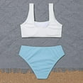 thumbnail image 4 of GYRATEDREAM 7-14 Years 2 Piece Girls Bikini Beach Swimwear Swimsuits Quick Dry Swimwear Bathing Suits, 4 of 6
