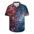 thumbnail image 3 of BiZtdJrK Clearance Items Mens T-Shirts, 2025 Valentine Day Clothes Fashion Graphic Dressy Turndown Collar T-Shirt Holiday Beach Blouses Multicolor 4XL, 3 of 6