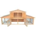 thumbnail image 1 of OnlineGymShop CB16053 91 in. Outdoor Chicken Coop Rabbit Bunny Hutch Wooden, 1 of 4
