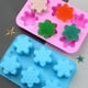 thumbnail image 4 of Injueey Hecho con gel de sílice, molde hecho a mano para jabón de silicona con forma de copo de nieve, seguro y confiable, fácil y Kits para hacer jabón rosa, 4 of 6