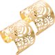 thumbnail image 1 of 2 pulseras abiertas con flores huecas para el brazo, brazalete abierto, decoración para la muñeca, joyería para mujer, 1 of 6
