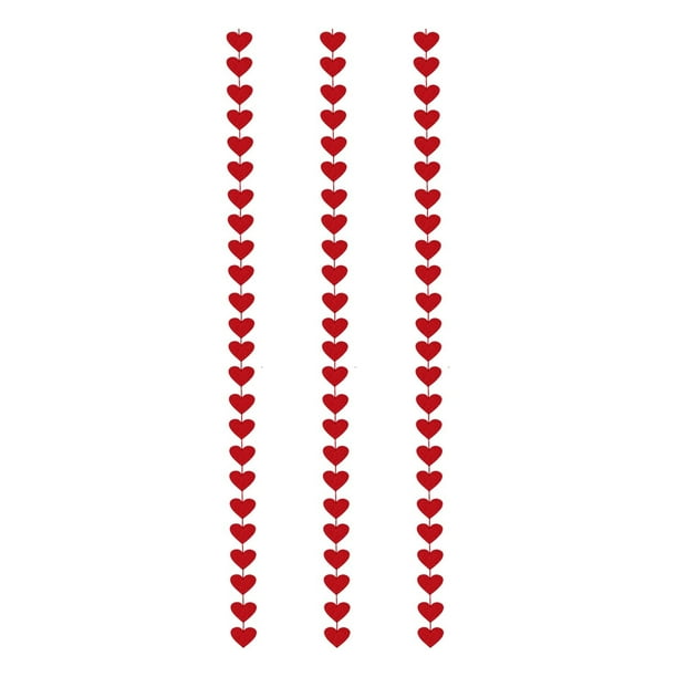Decoración romántica en forma de corazón: este juego de decoración en forma de corazón es perfecto para el Día de San Valentín, agregando un toque romántico a dormitorios, ventanas, oficinas y fiestas