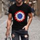 thumbnail image 1 of Tops para hombre, blusas y camisas de manga corta con cuello redondo para hombre, jersey informal de moda con estampado para hombre, camiseta de manga corta con cuello redondo, blusa de poliéster para, 1 of 5
