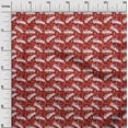 thumbnail image 2 of oneOone Rayon Red Fabric Merry Christmas Craft Projects Decor Fabric Printed By The Yard 56 Inch Wide-7Q6, 2 of 5
