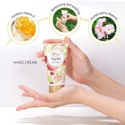Body & Earth Body Care Lotion Gift Sets for Women Birthday Gifts, Peony Hand Cream, Foot Cream, Soap, Scented Candle