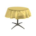 thumbnail image 1 of LA Linen TCOrgz58R-DarkYellowO47 Nappe Ronde Miroir Organza&44; Jaune Foncé - 58 Po, 1 of 4